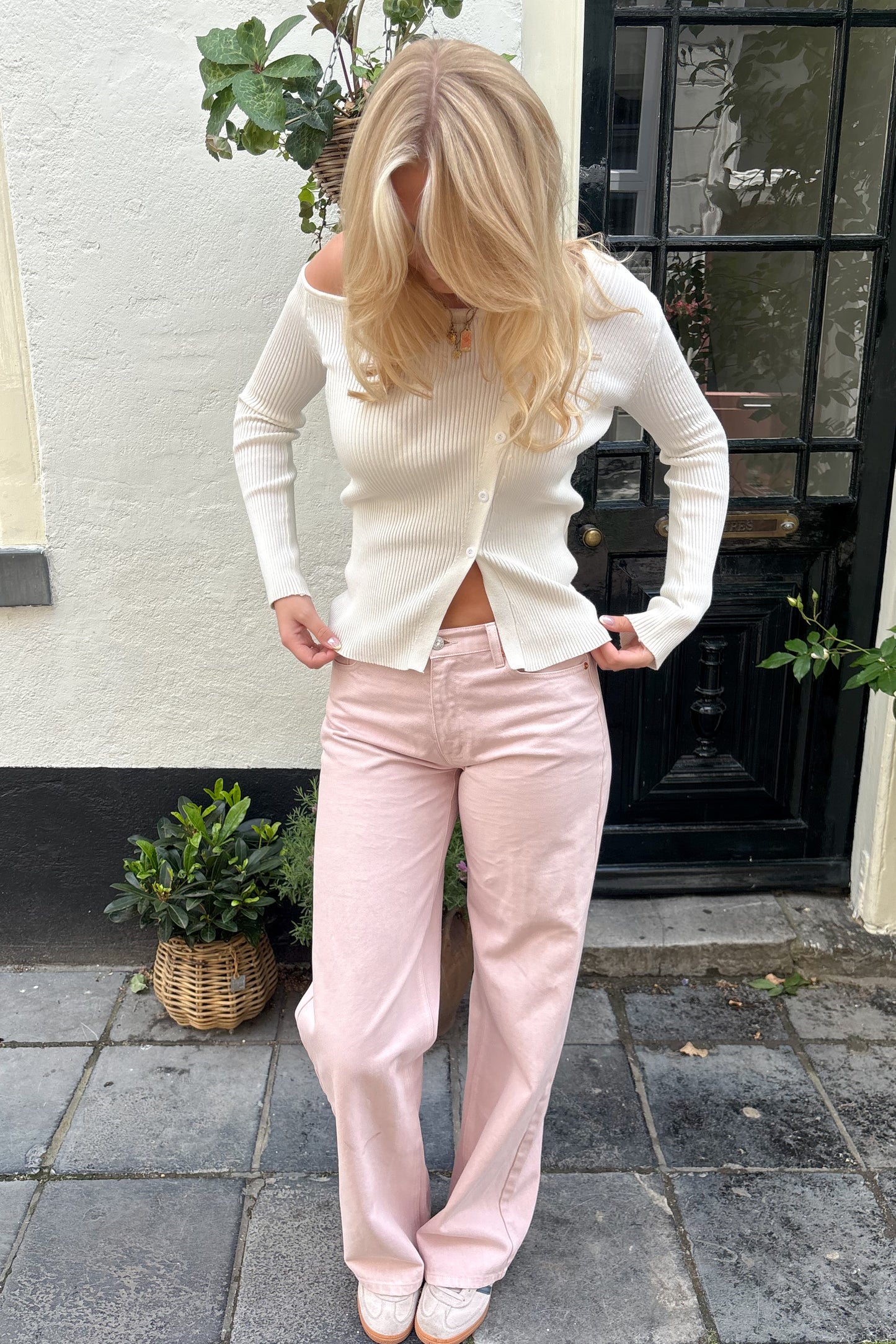 Nola Pink Jeans Tall