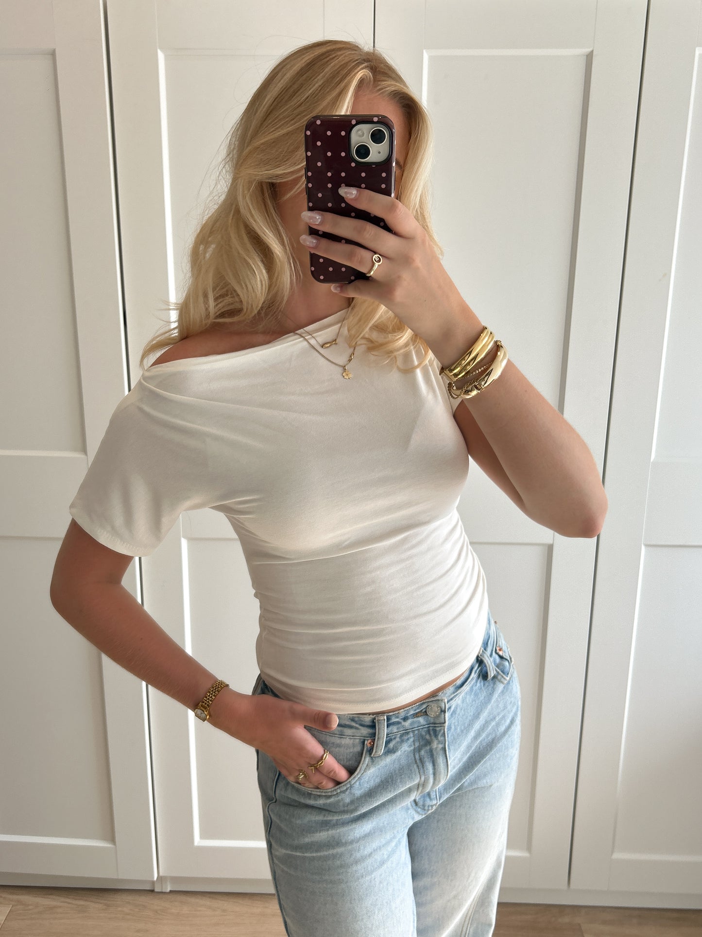 June top tall creme