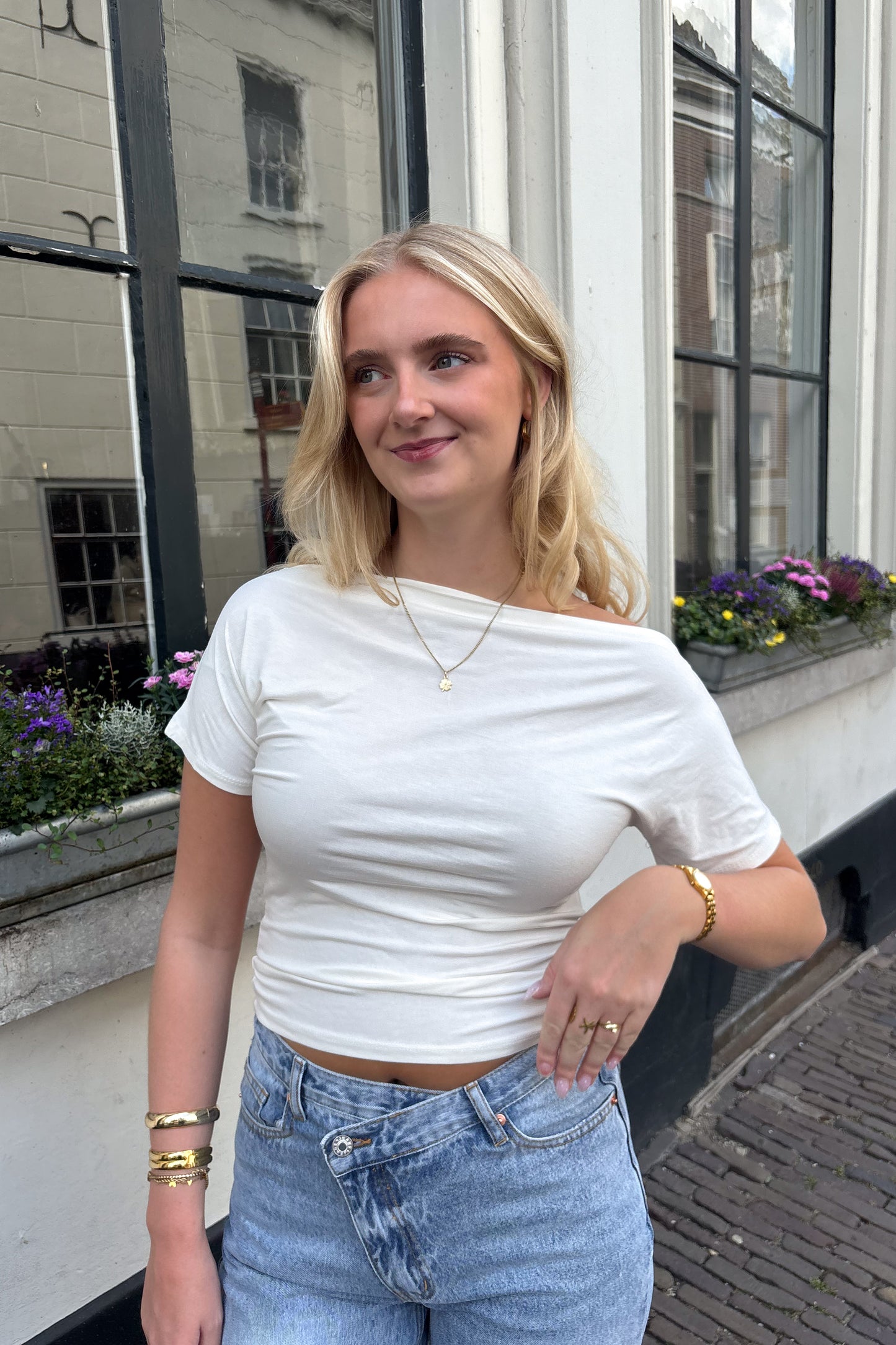 June top tall creme