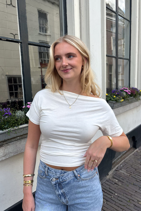 June top tall creme
