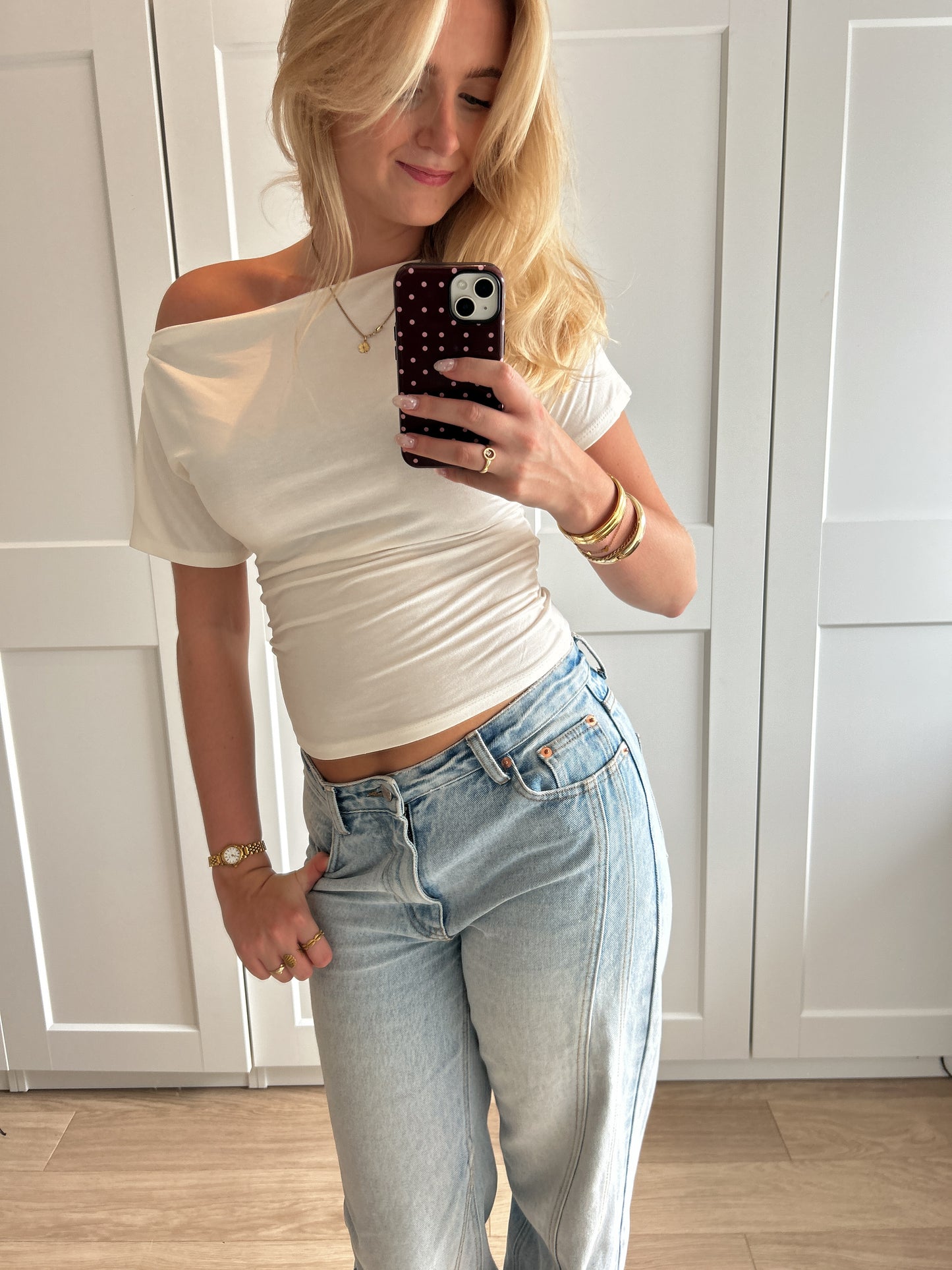 June top tall creme