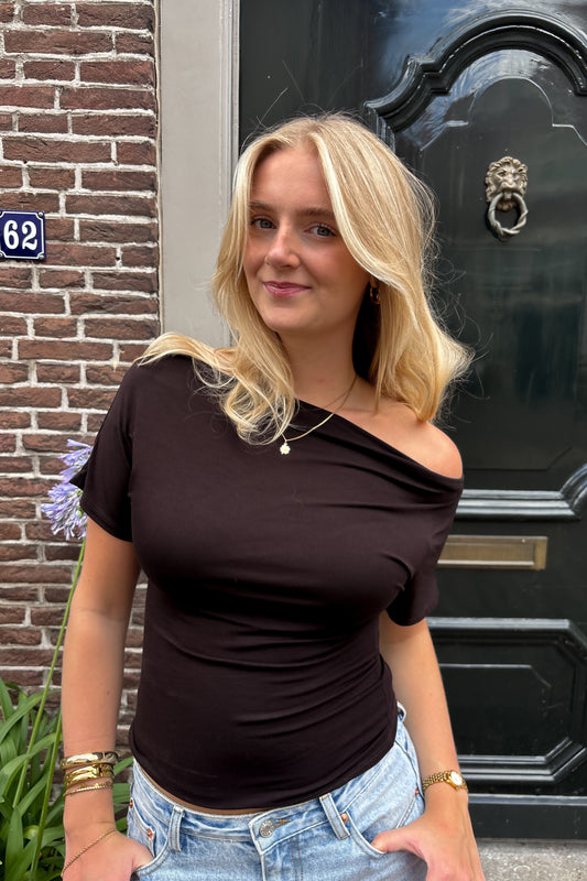 June top tall brown