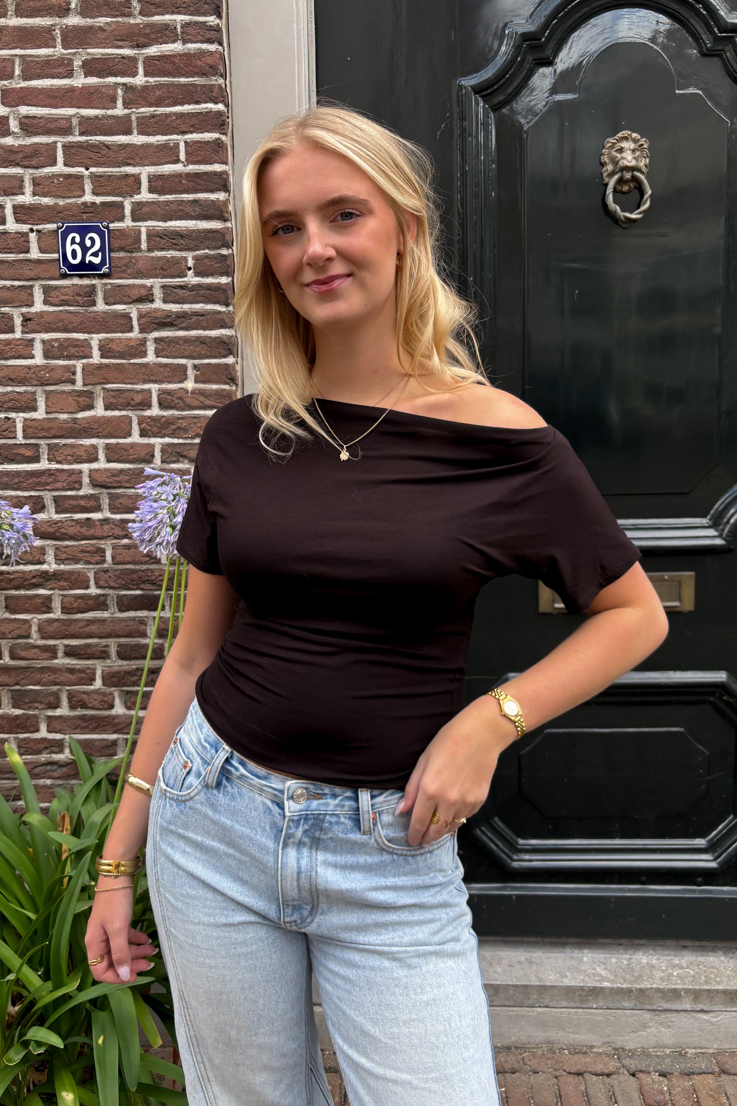 June top tall brown