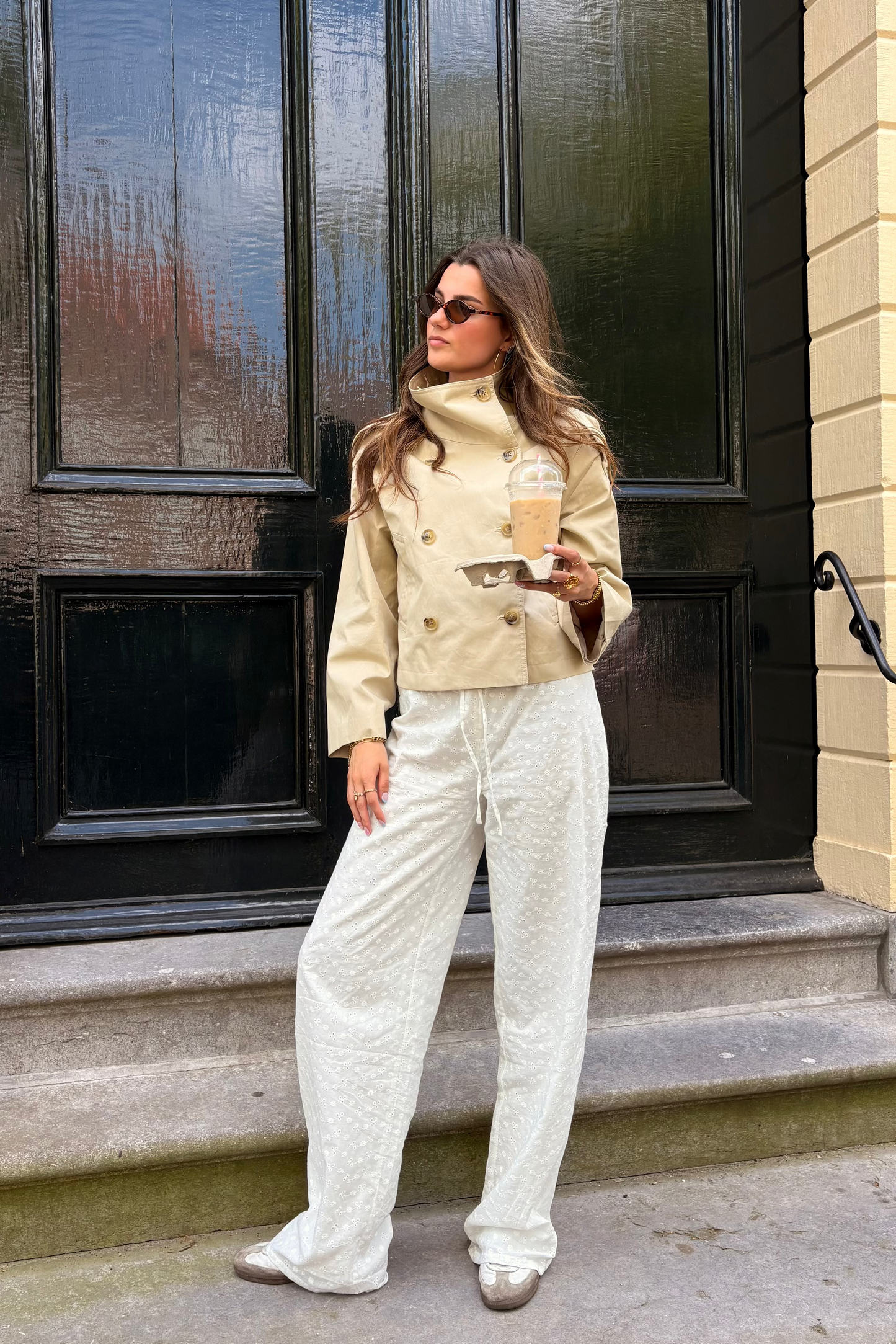 Livia Broderie Pants Tall