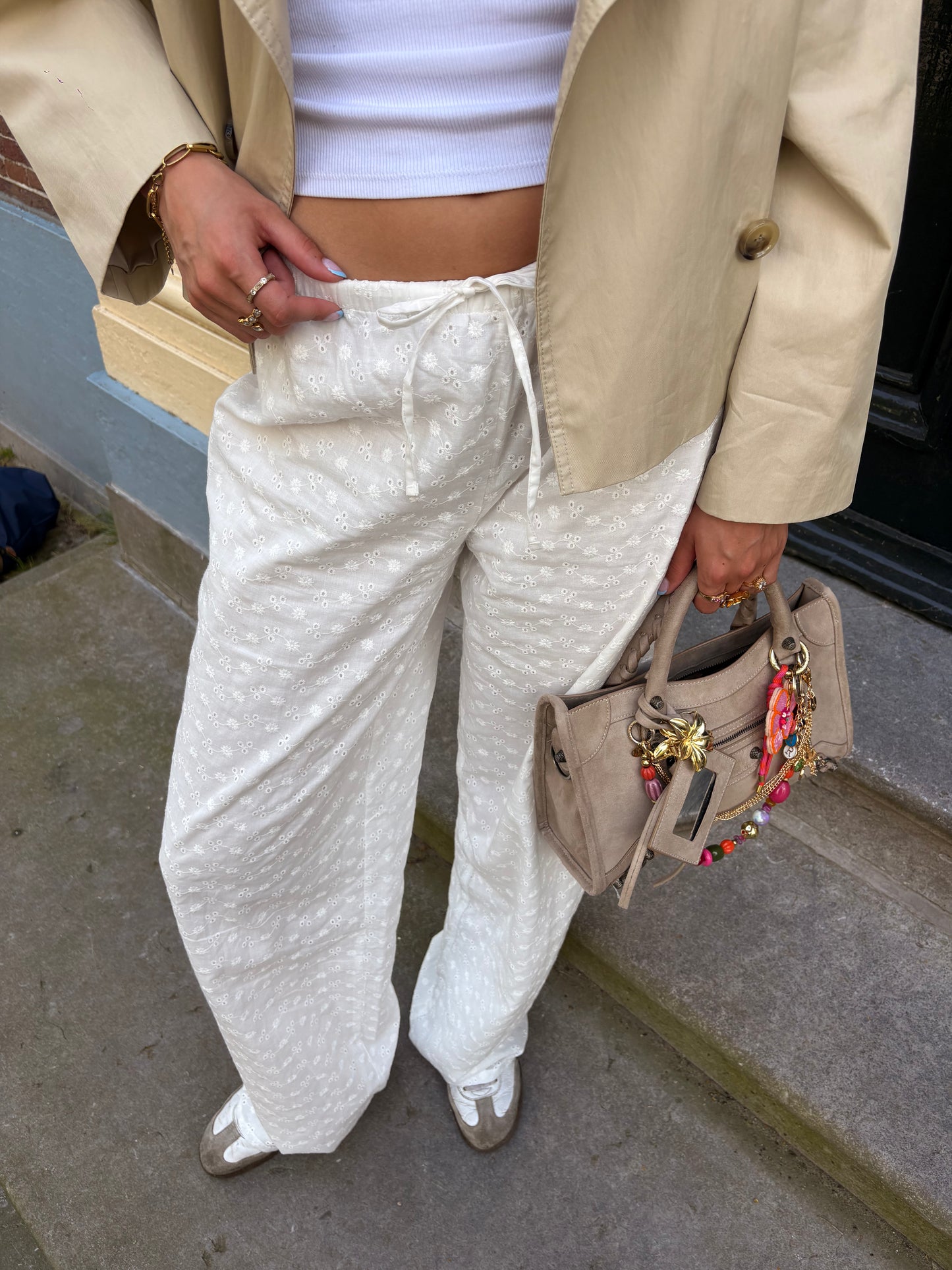 Livia Broderie Pants Tall