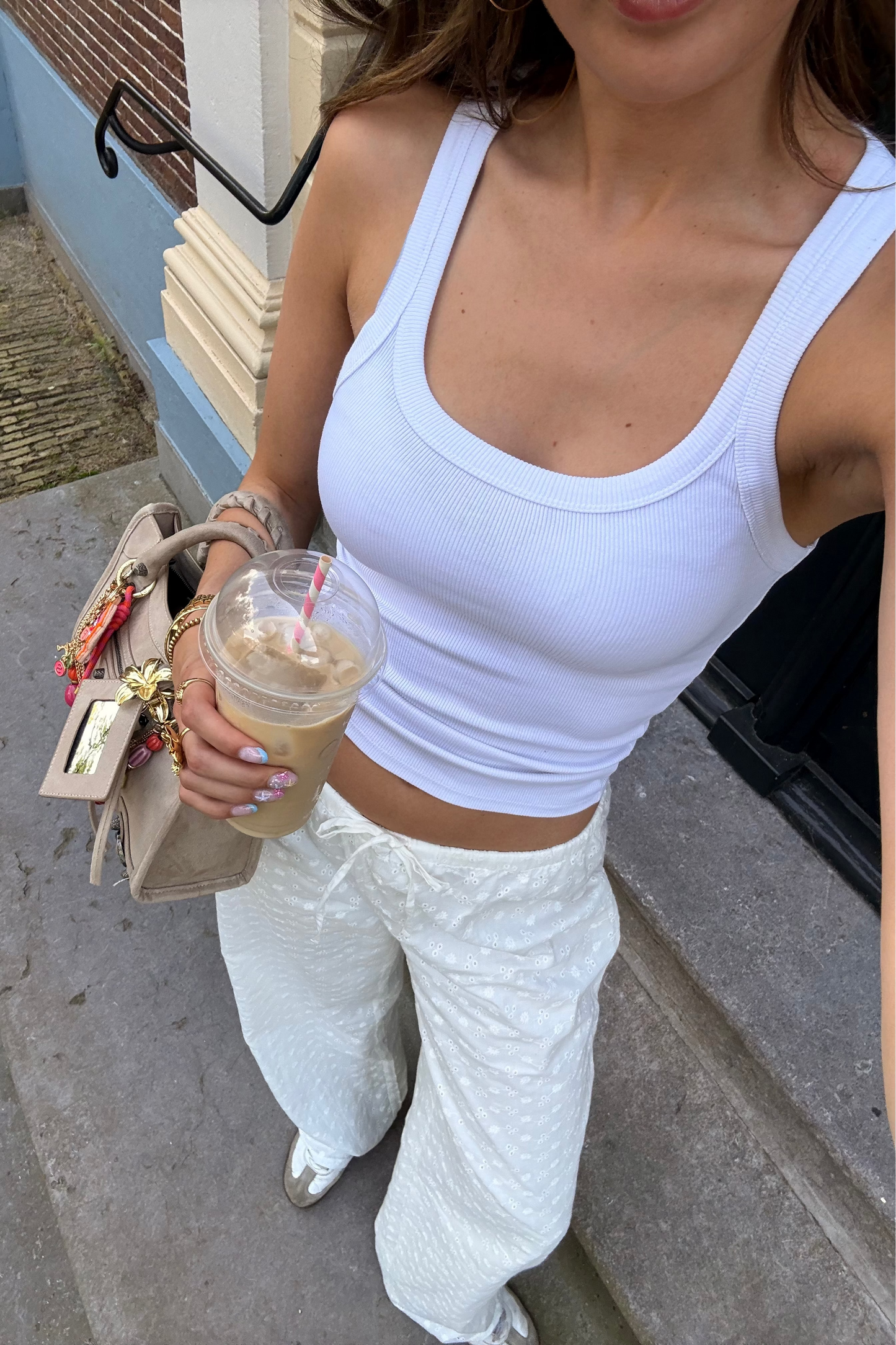 Livia Broderie Pants Tall