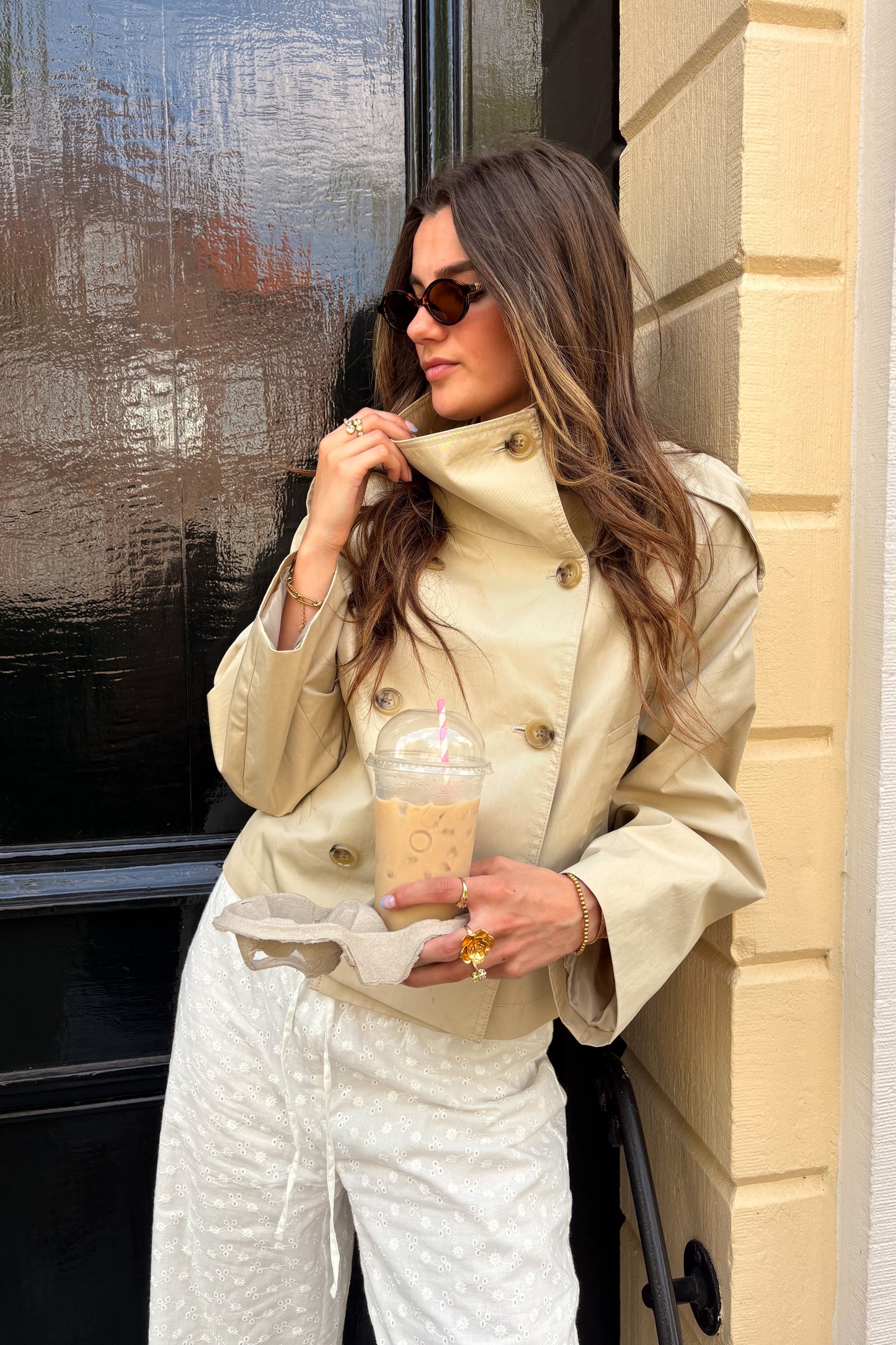 Livia Broderie Pants Tall