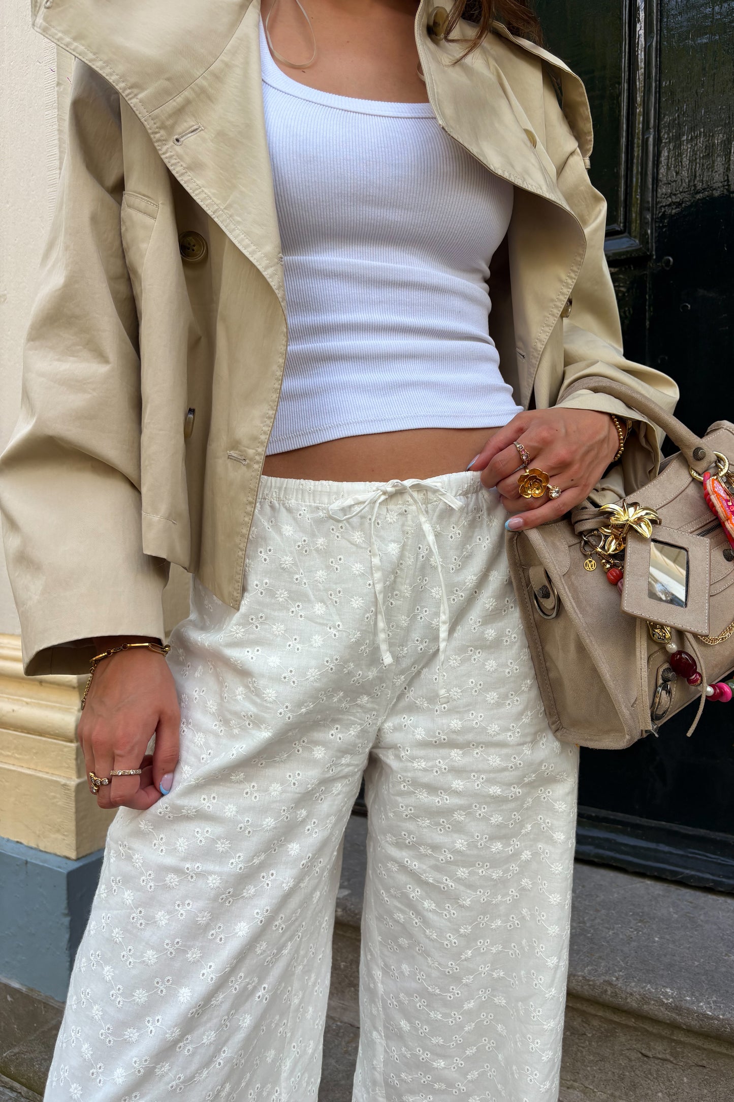 Livia Broderie Pants Tall