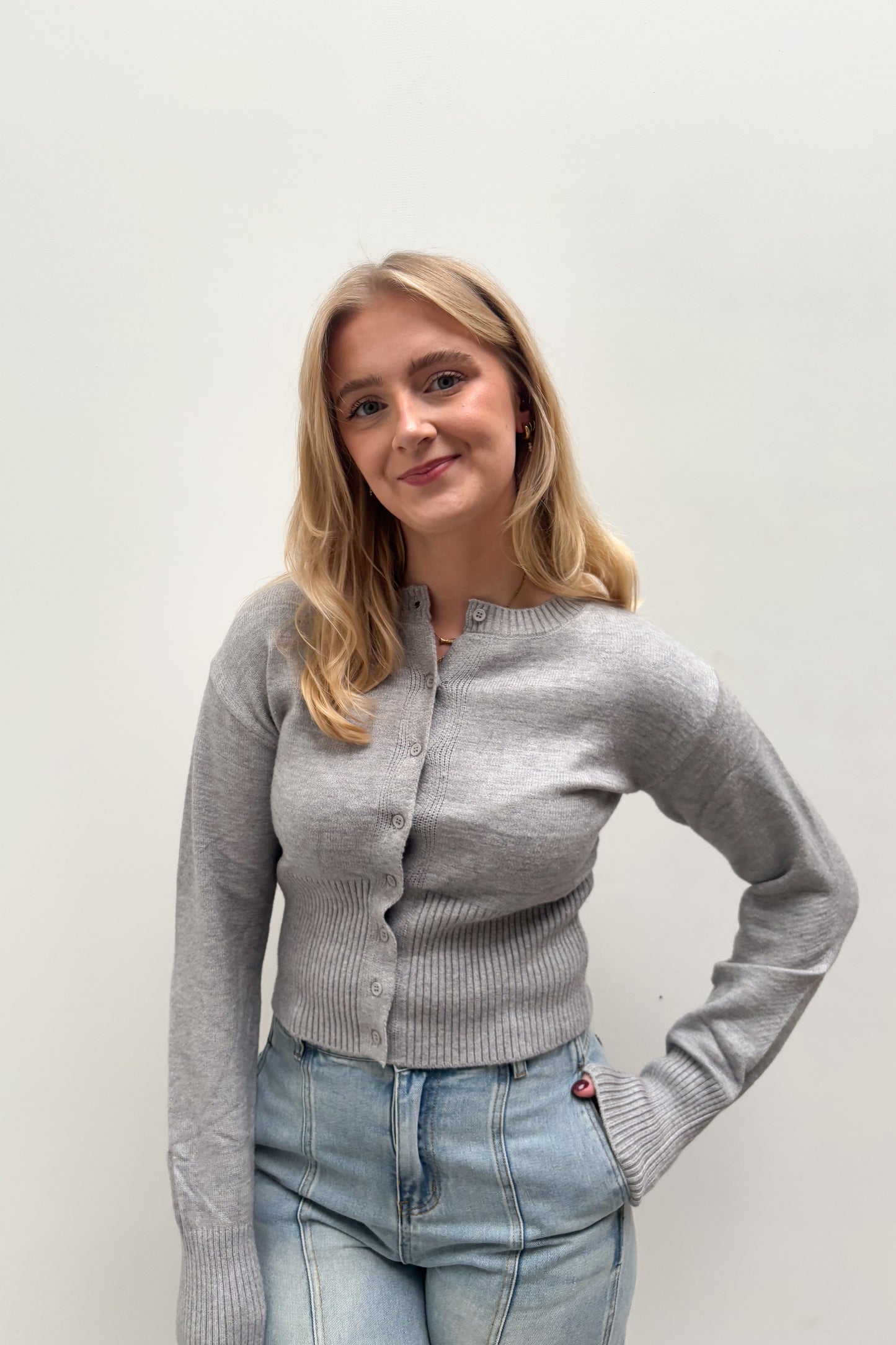 Teuntje Pullover Grau - Groß