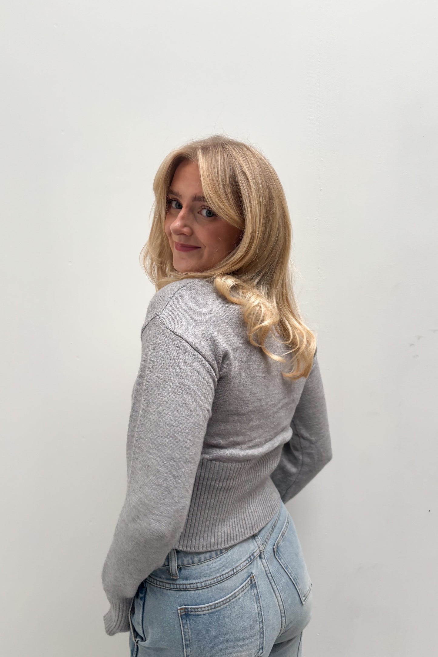 Teuntje Pullover Grau - Groß