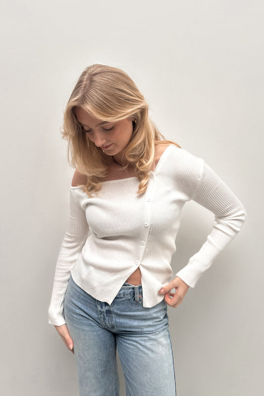 Evi Top weiß - Tall