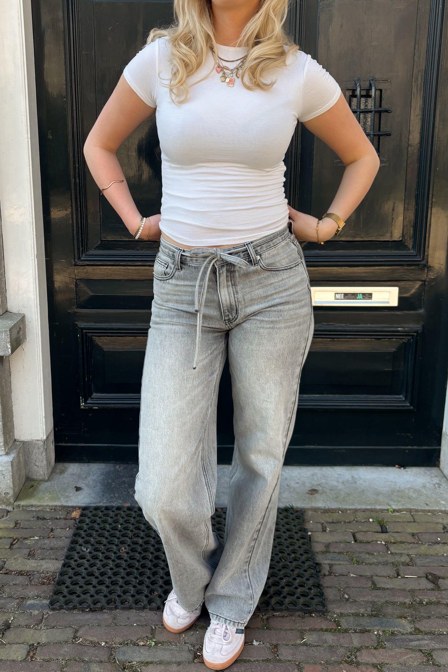 Faye Tie Jeans - Tall