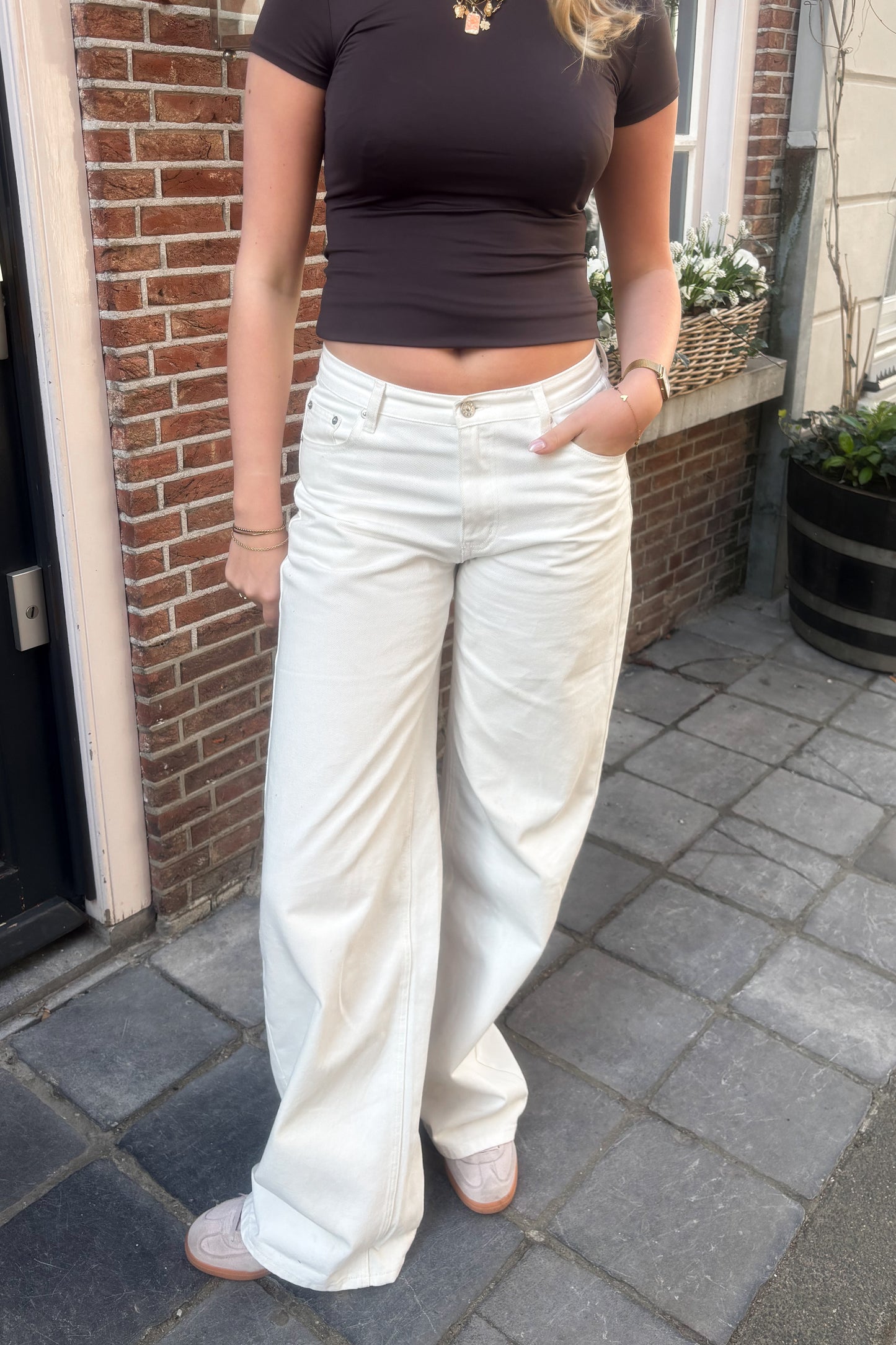 Nola White Jeans Tall