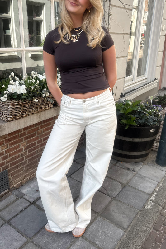 Weiße Jeans „Nola“ in Groß 