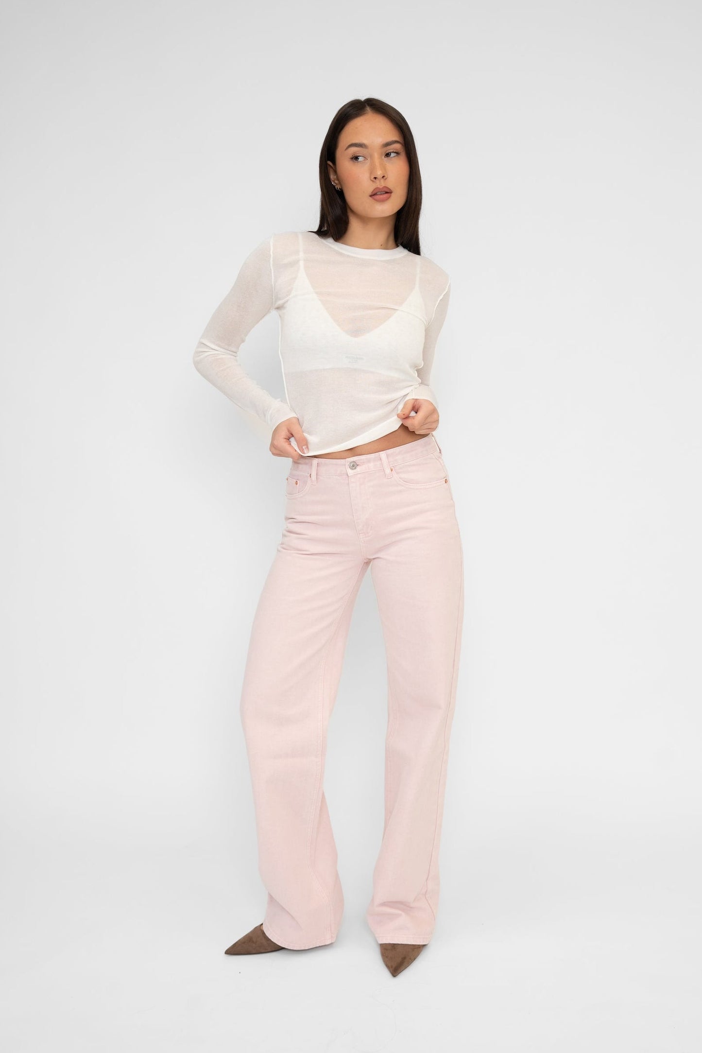 Nola Pink Jeans Tall 