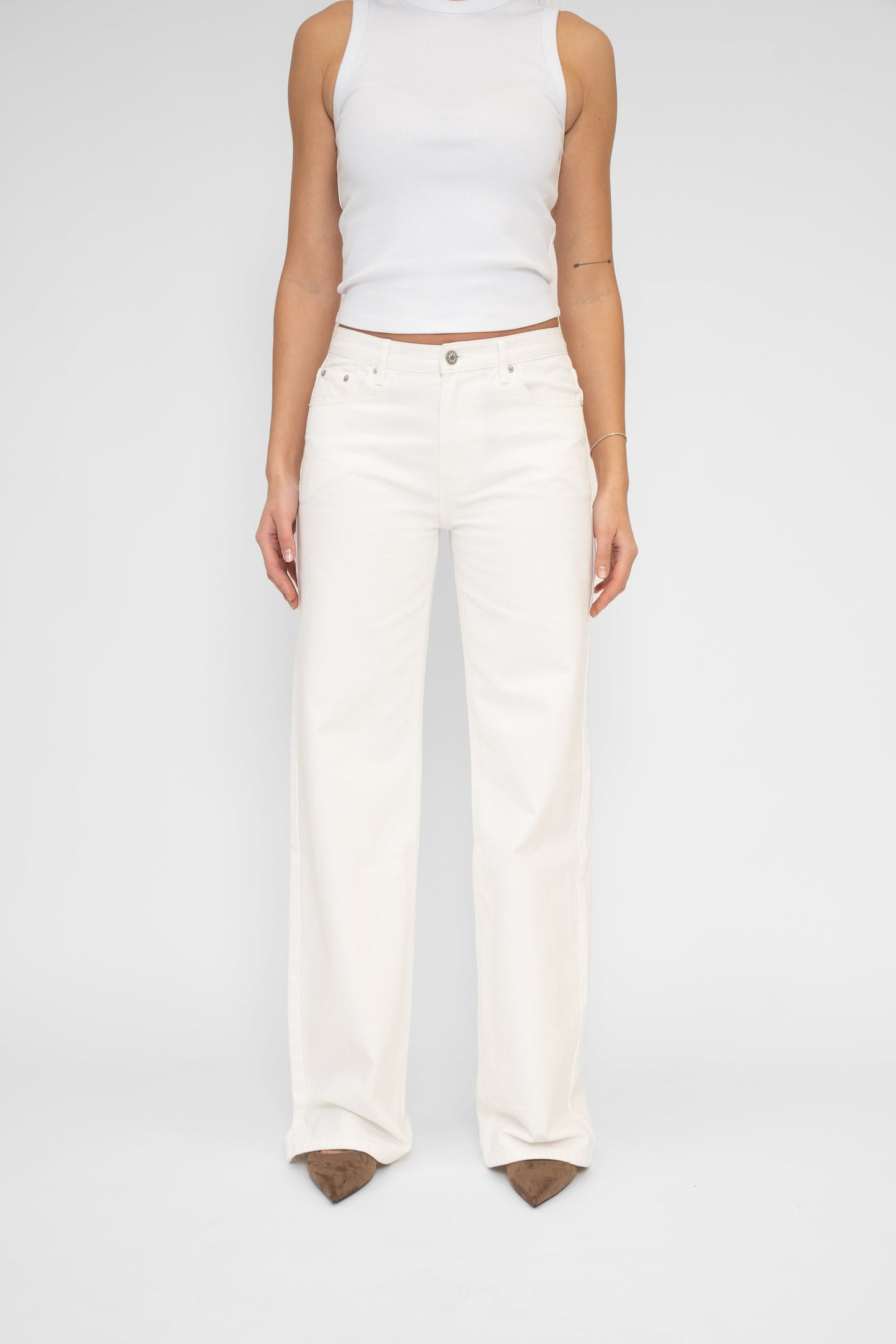 Nola White Jeans Tall