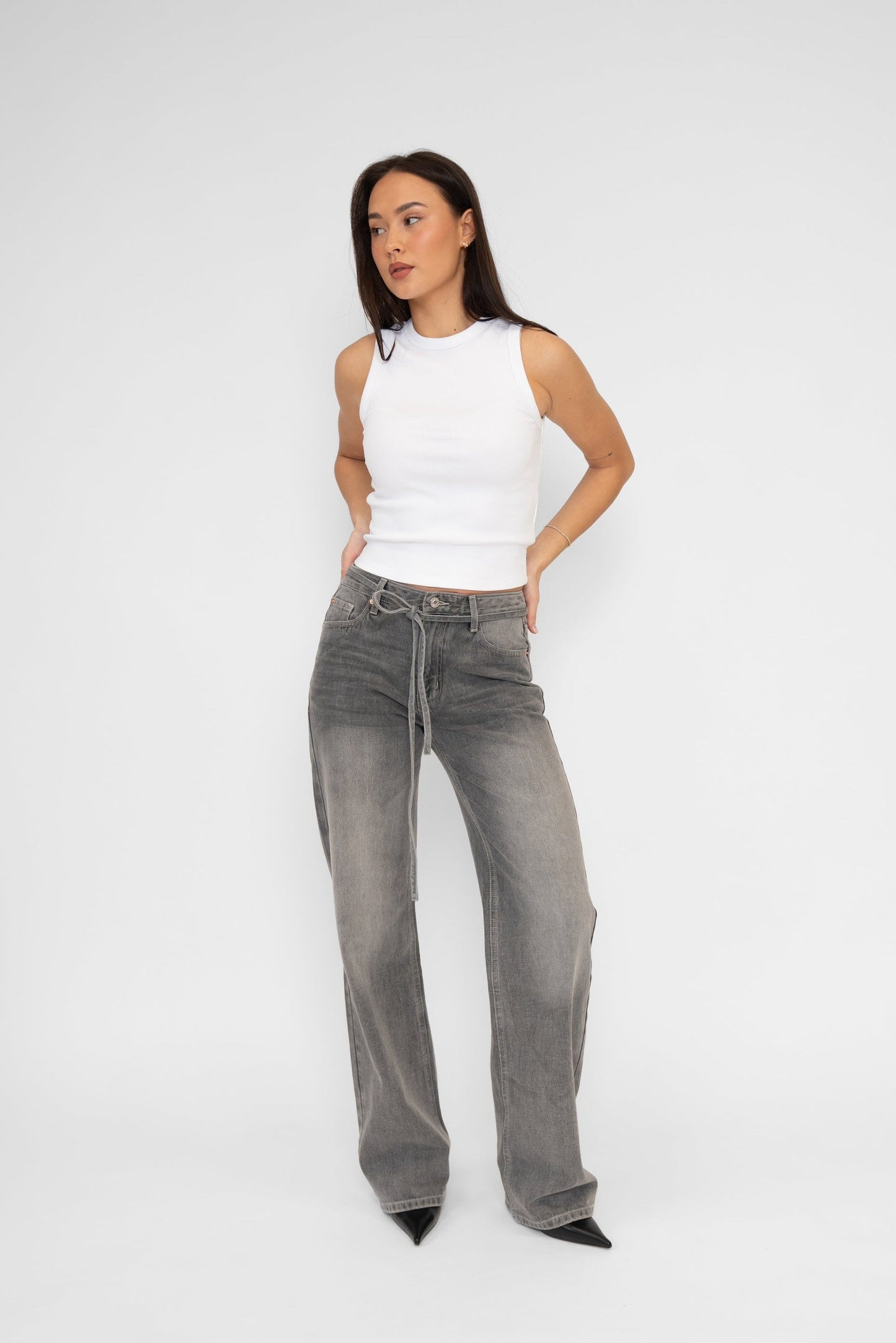Faye Tie Jeans Tall